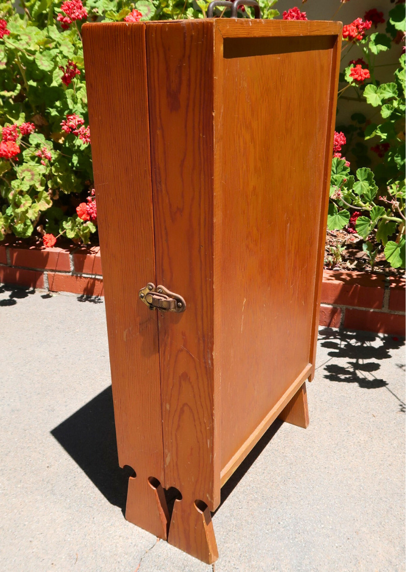 Californian Arts & Crafts Oak Sewing Cabinet - 1920s