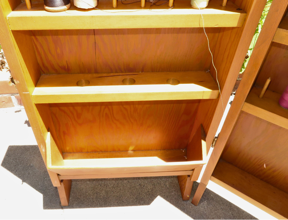 Californian Arts & Crafts Oak Sewing Cabinet - 1920s