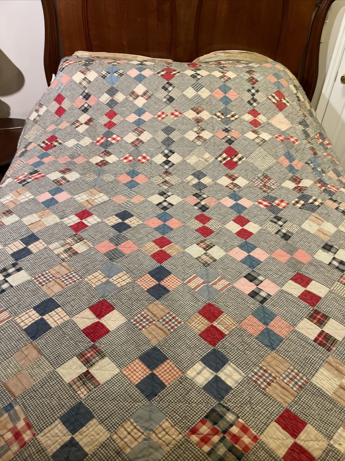 Antique Calico Quilt from Early 1900s Easton, PA