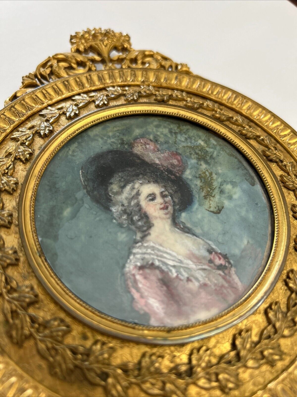 1700s Antique Vanity Hand Mirror - Exclusive and Rare