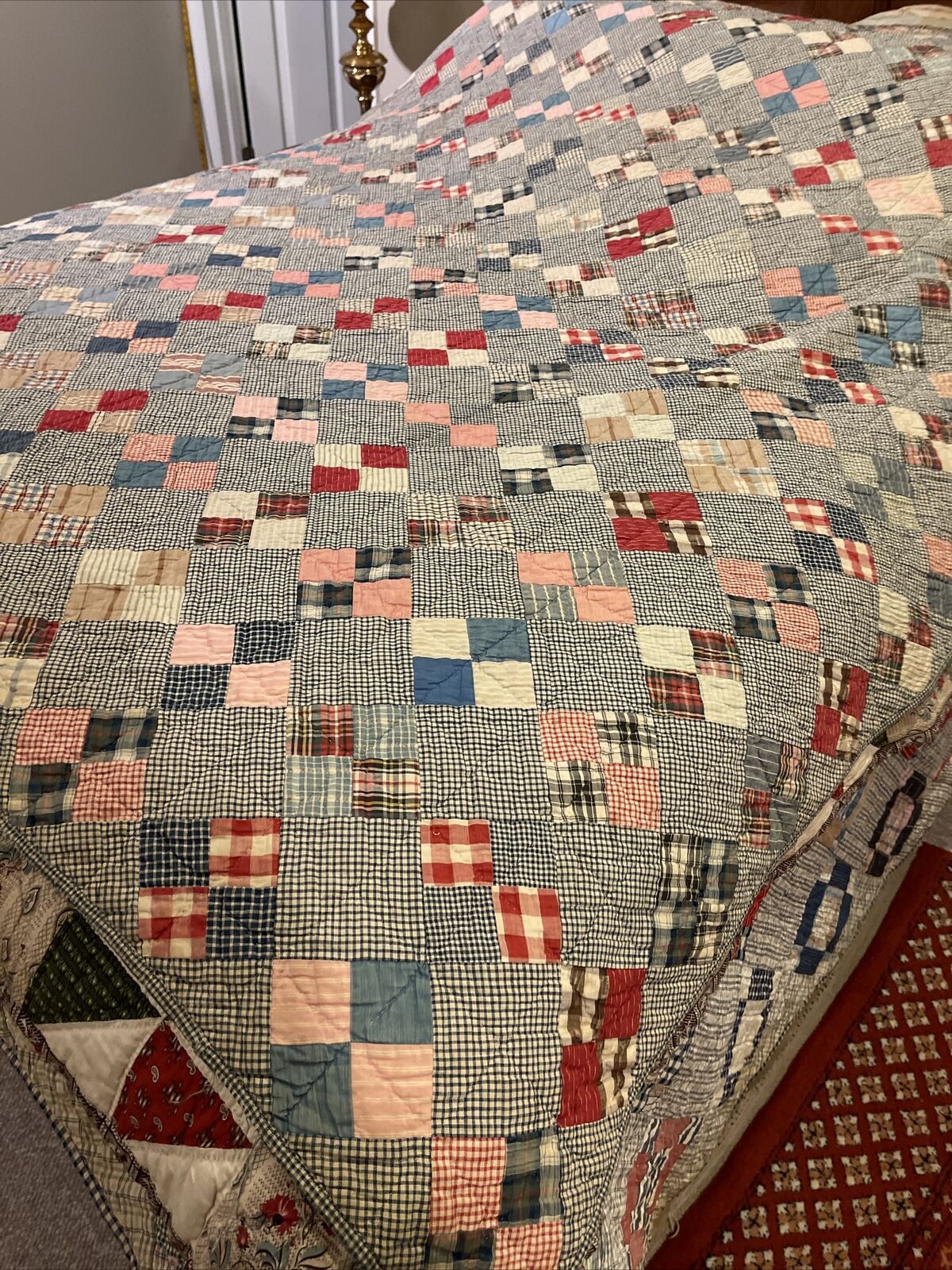 Antique Calico Quilt from Early 1900s Easton, PA