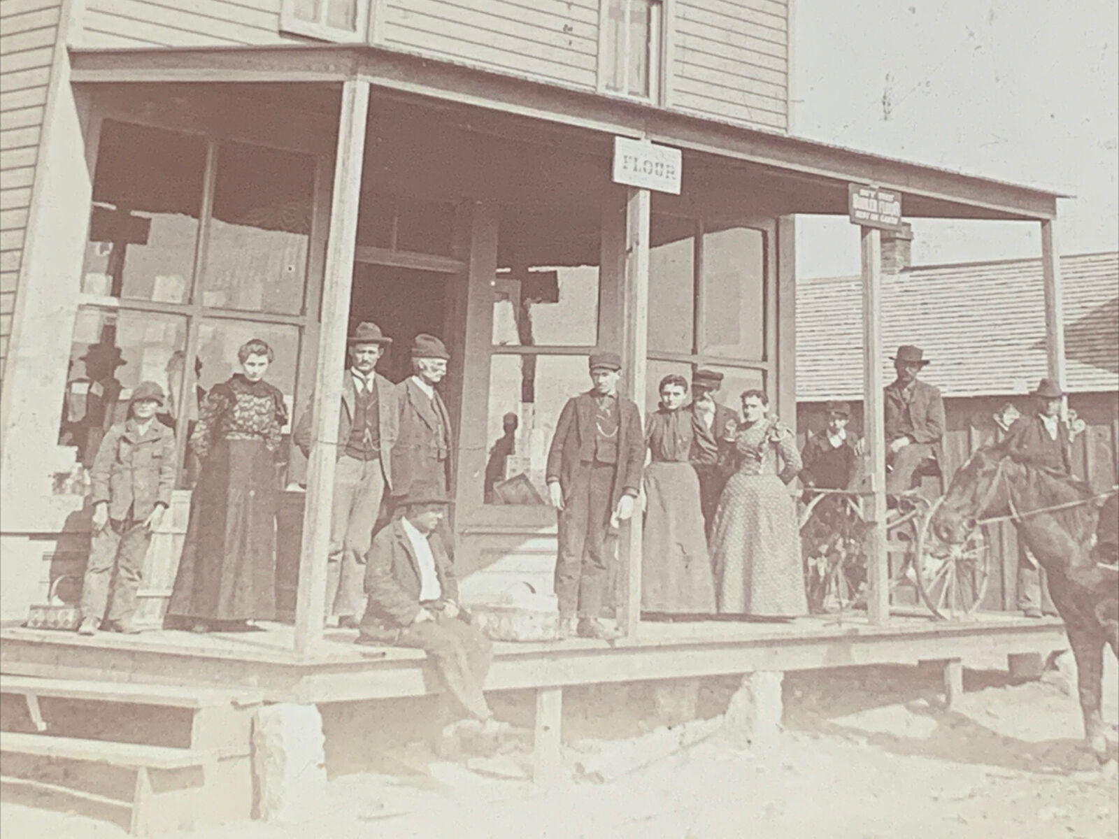 1800s-1900s Edgington & Co Groceries & Implements Original Photograph (#10)