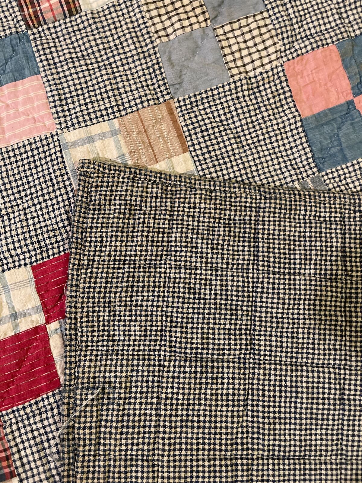 Antique Calico Quilt from Early 1900s Easton, PA