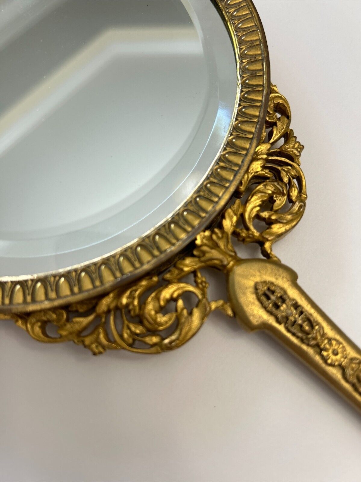 1700s Antique Vanity Hand Mirror - Exclusive and Rare