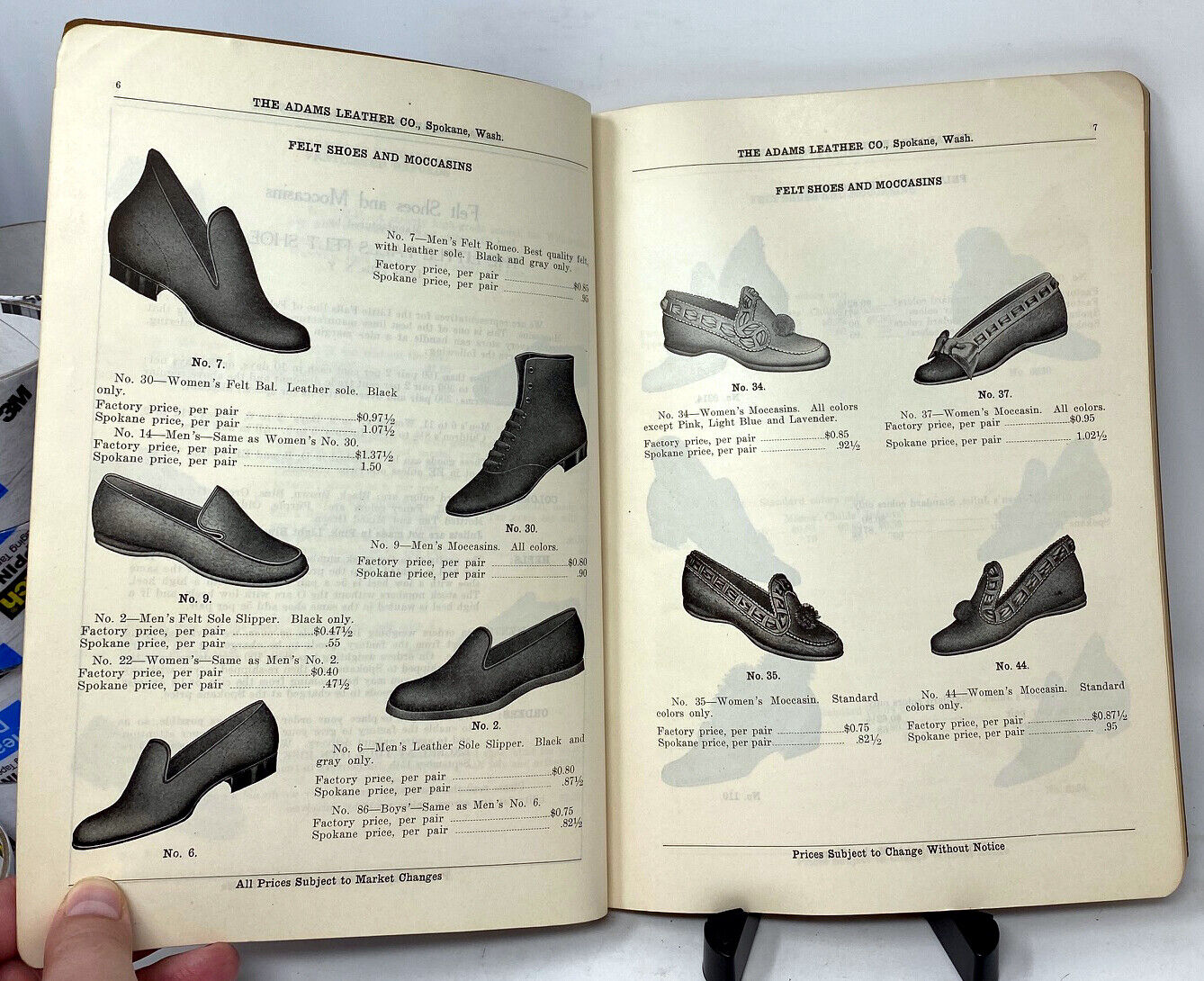 Antique 1900s The Adams Leather Co Leather Saddlery Catalog Spokane Washington