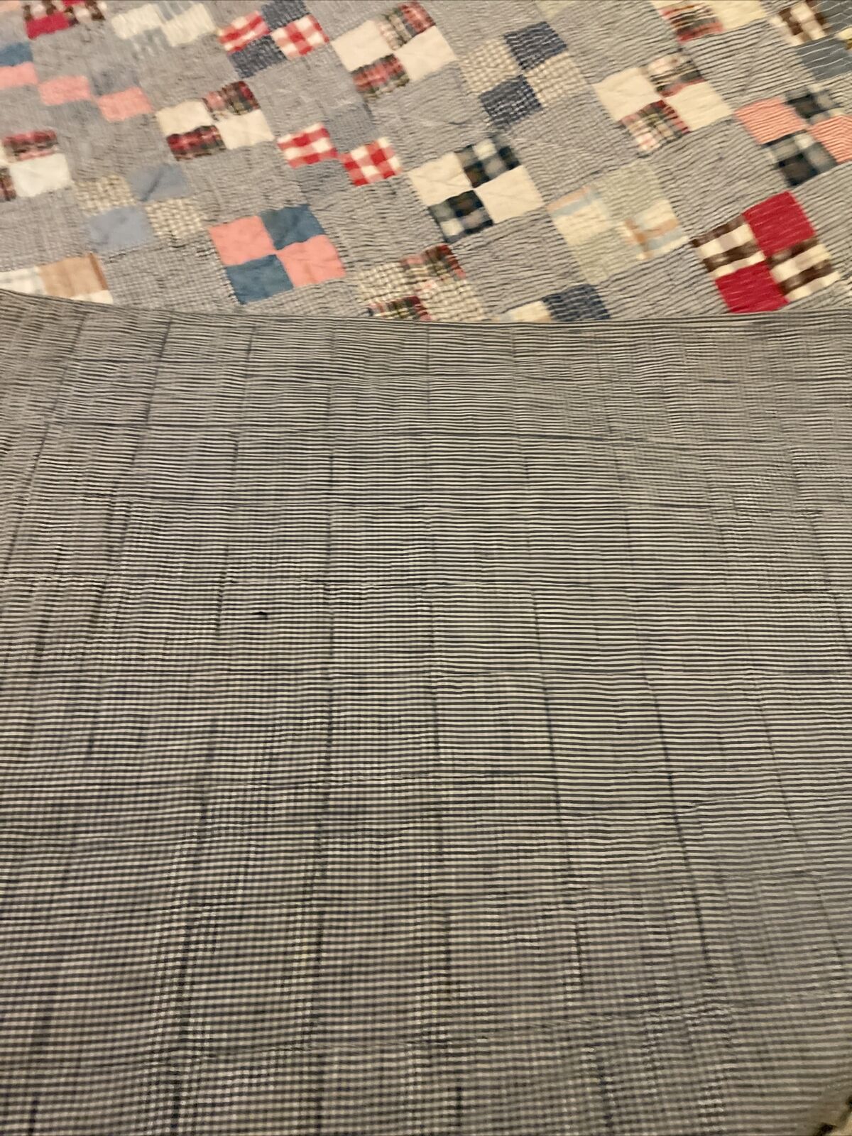 Antique Calico Quilt from Early 1900s Easton, PA