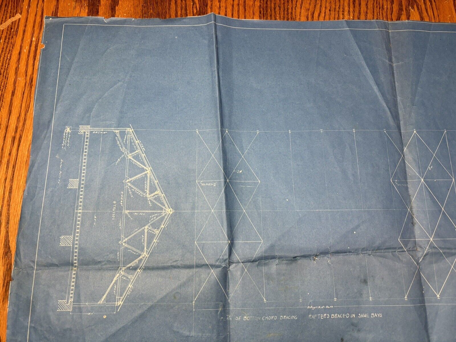 Vintage 1900s Bridgeville Pa Perfection Glass Co Architectural Factory Blueprint