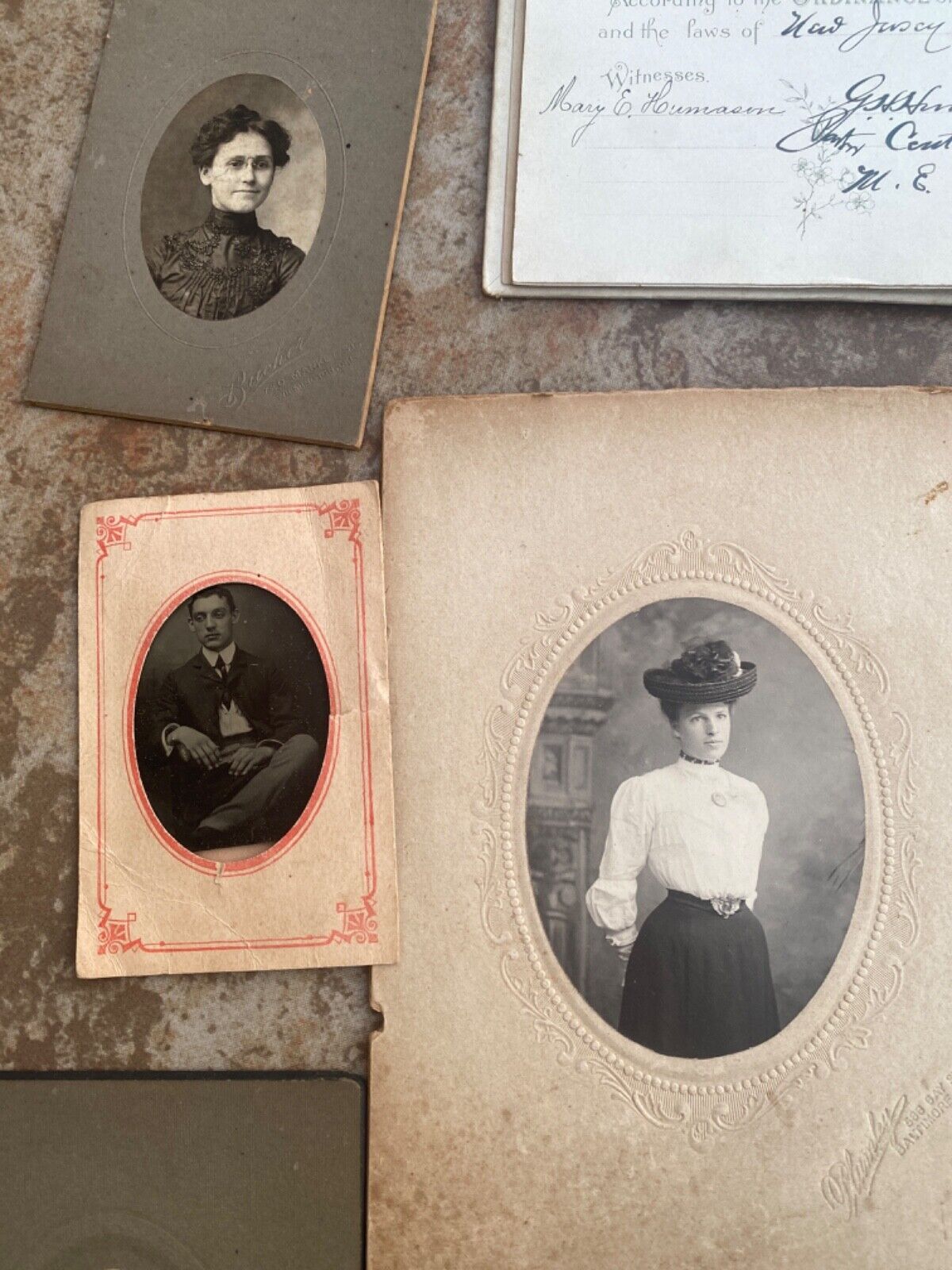 18 and early 1900s cabinet cards plus ephemera 1942 hold us out what your asse s