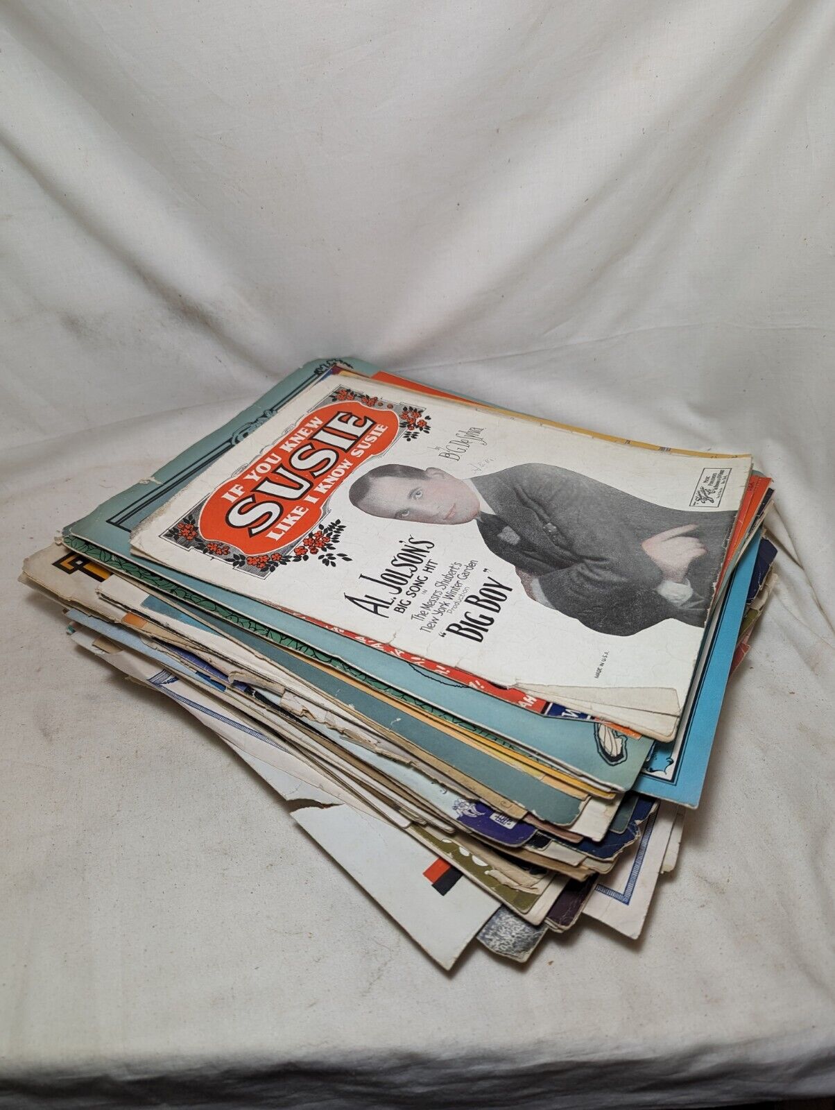 Early 1900s - 1950s Vintage Sheet Music | Ephemera Various Condition Huge stack
