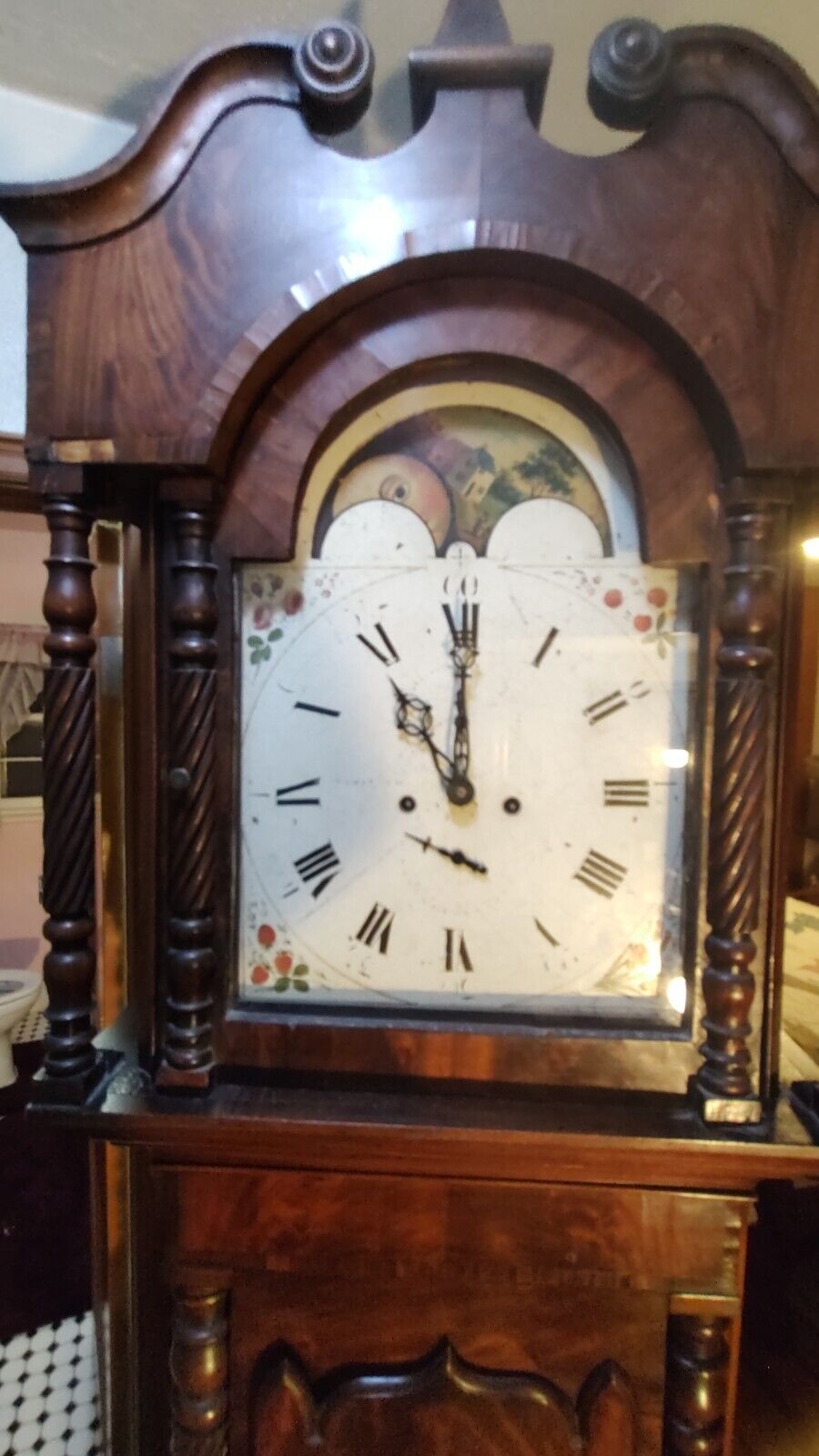 Late 1700's Grandfather Clock in Antique Style