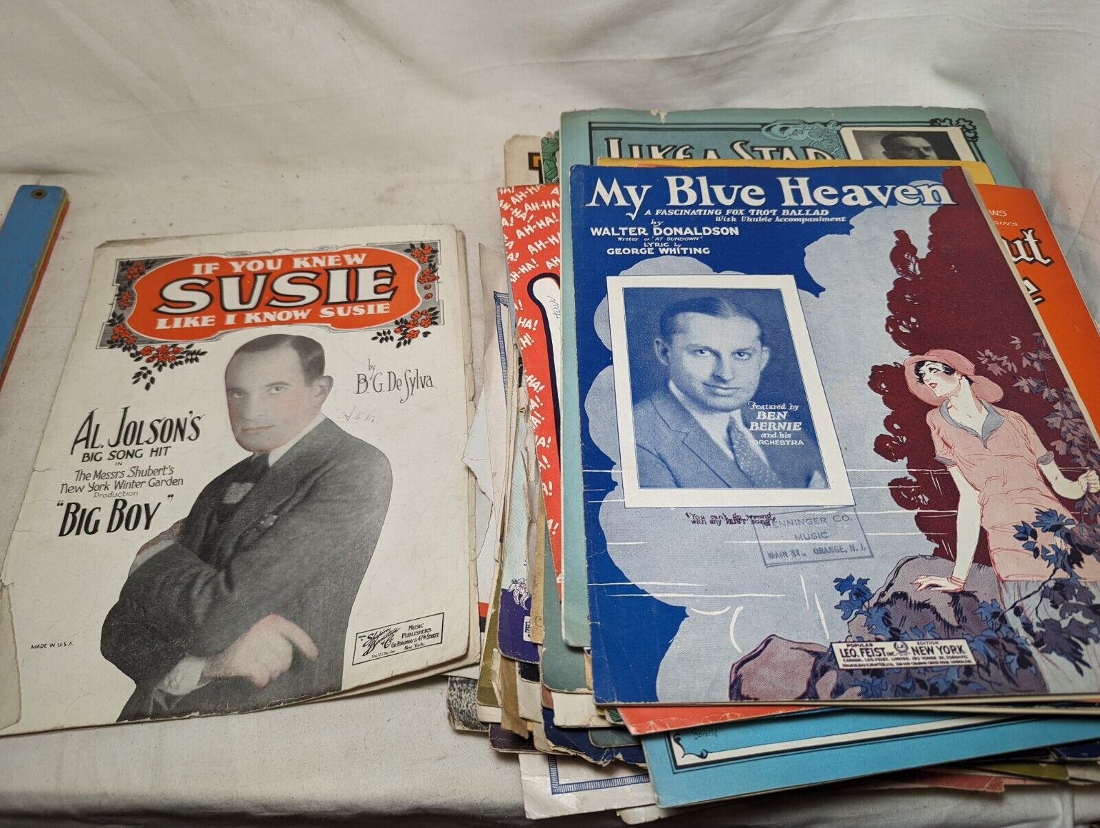 Early 1900s - 1950s Vintage Sheet Music | Ephemera Various Condition Huge stack