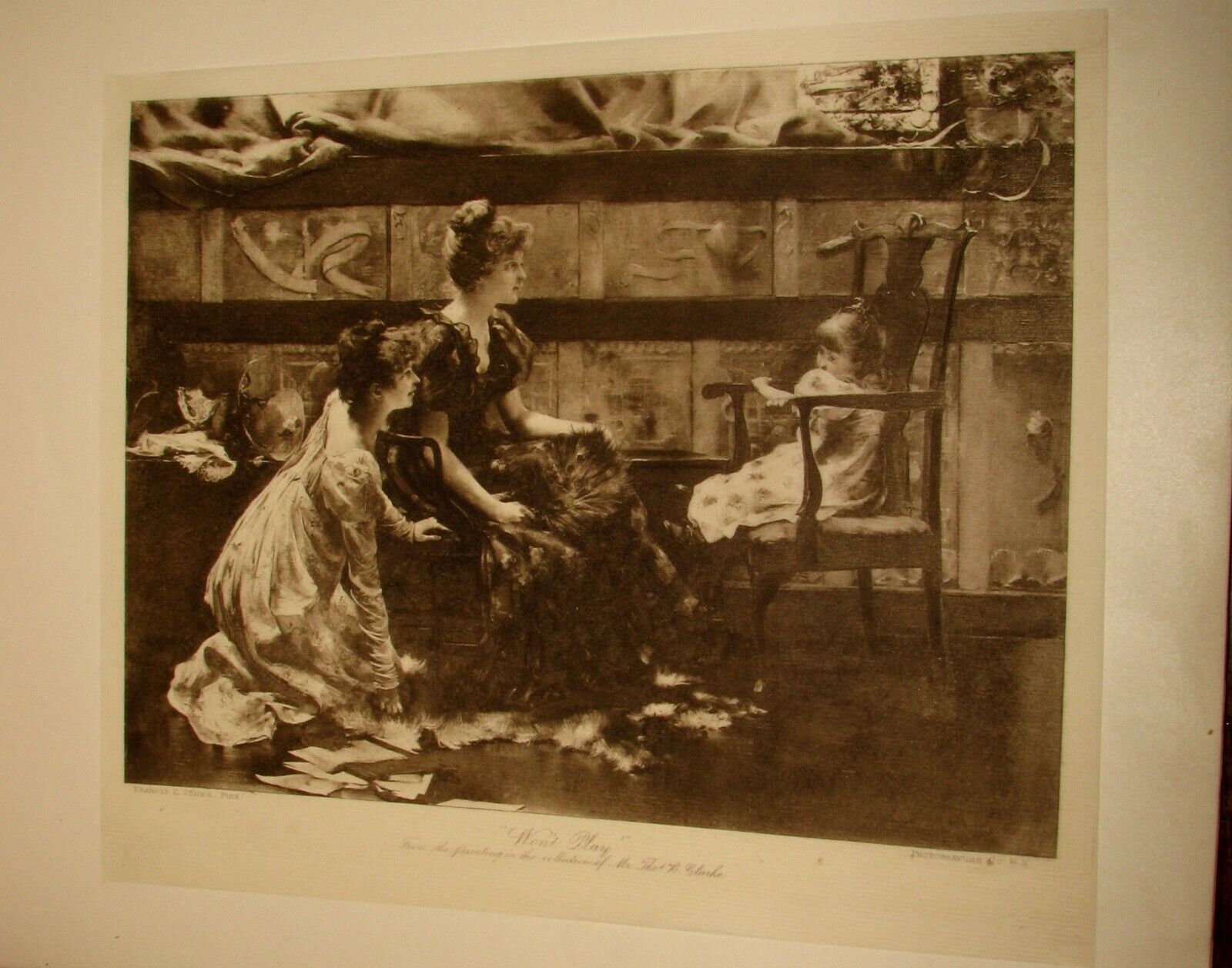 12 Photogravure Early 1900's Prints Ephemera Art Portfolio - No Cover Page