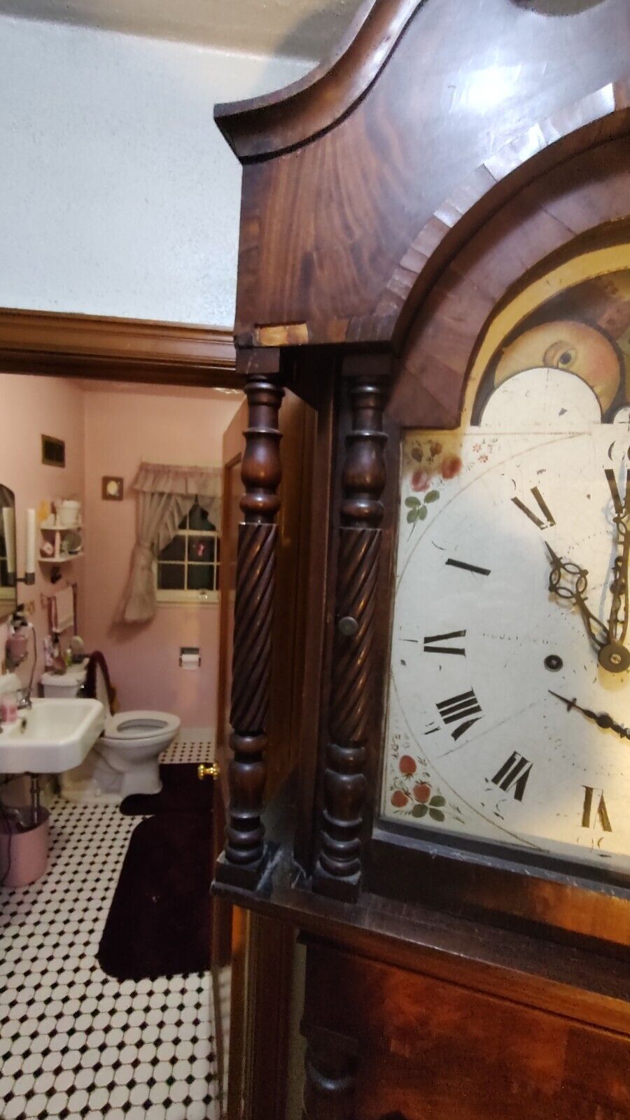 Late 1700's Grandfather Clock in Antique Style