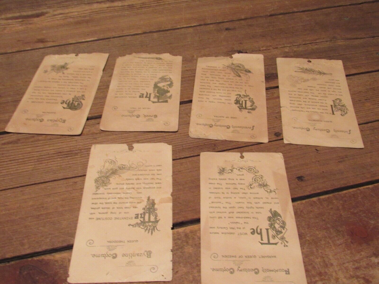 Vintage 1890-1900's RARE LOT Ephemera Lots Of Interesting Paper Items