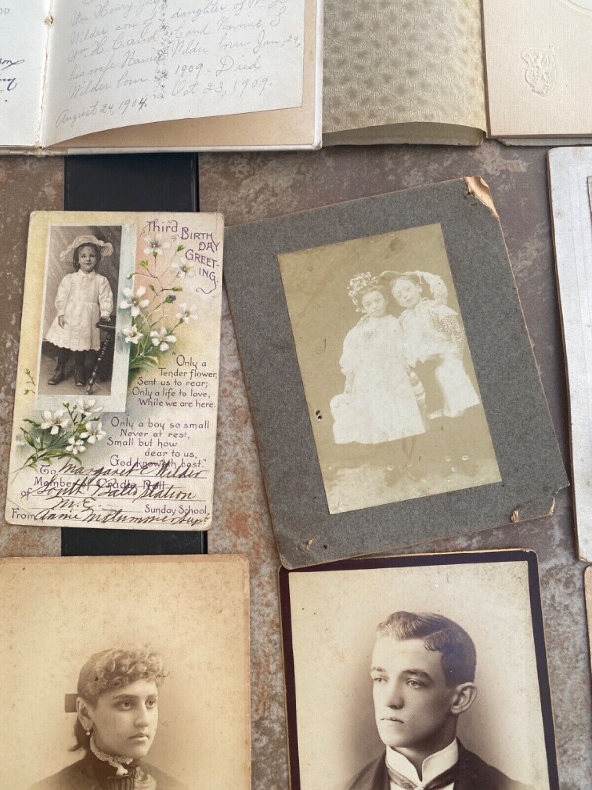 18 and early 1900s cabinet cards plus ephemera 1942 hold us out what your asse s