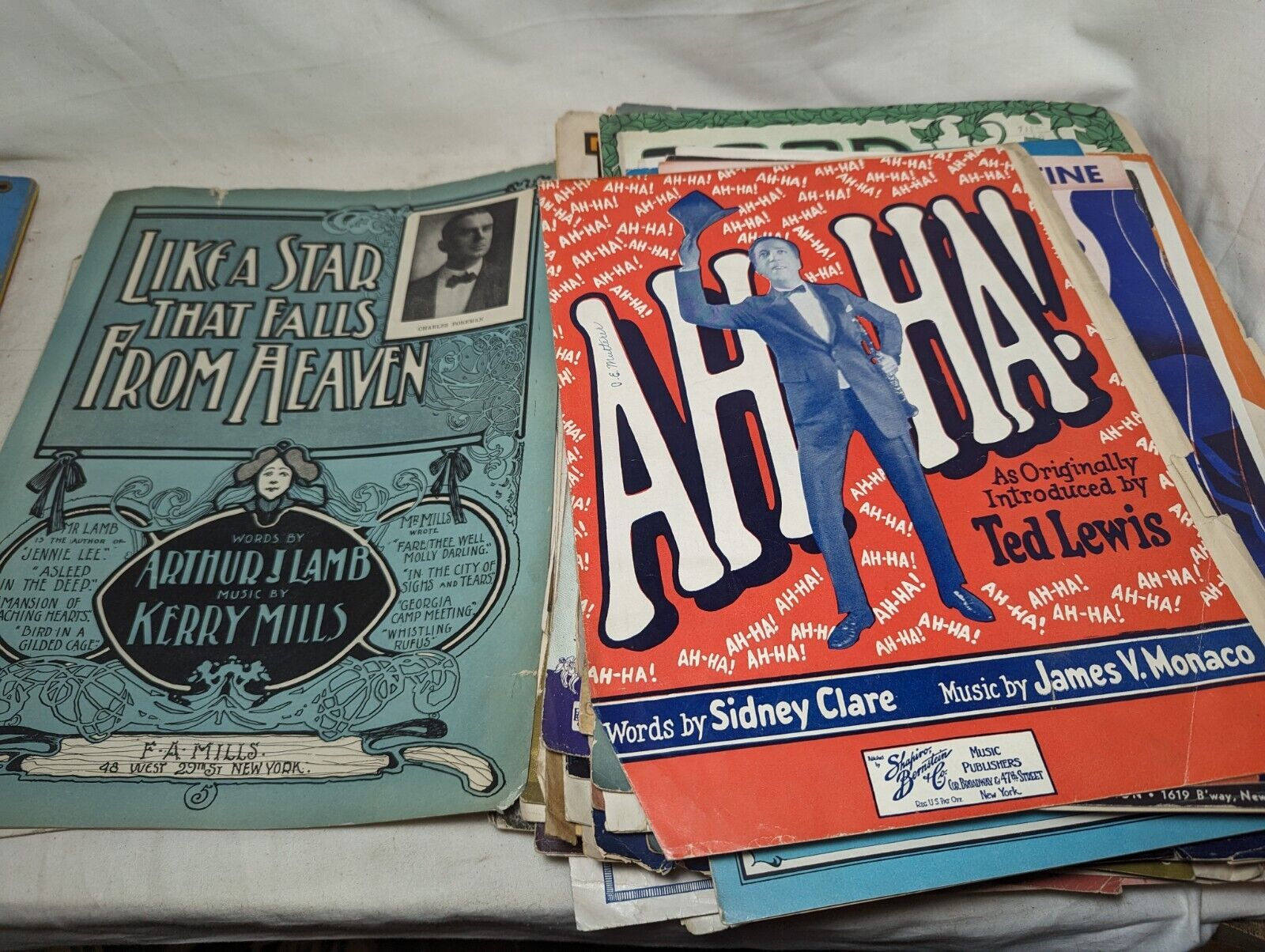 Early 1900s - 1950s Vintage Sheet Music | Ephemera Various Condition Huge stack
