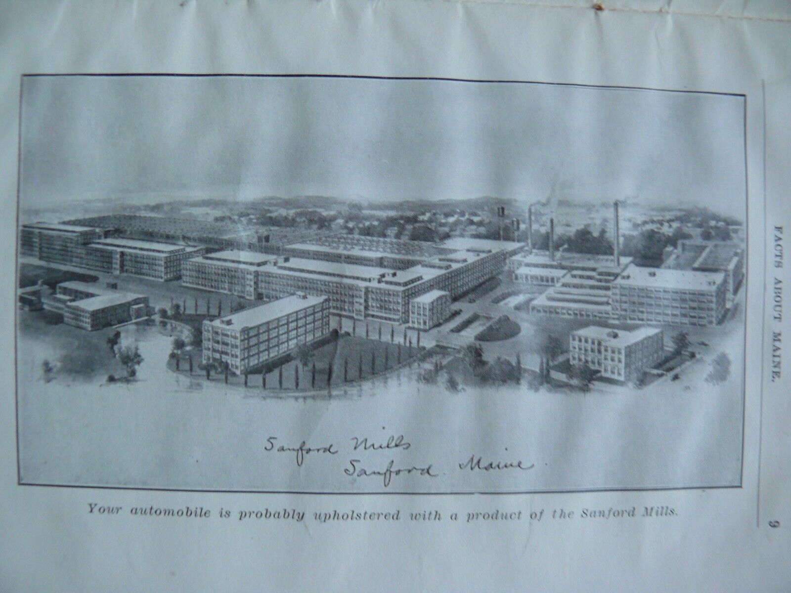THREE MAINE EPHEMERA ITEMS from early 1900's
