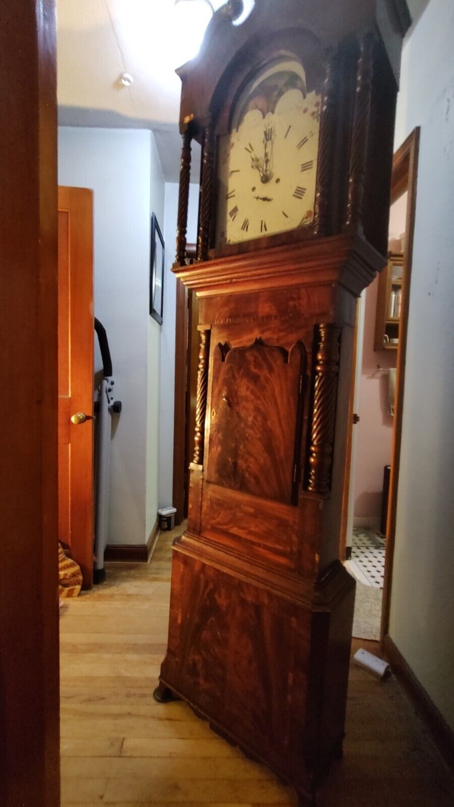 Late 1700's Grandfather Clock in Antique Style