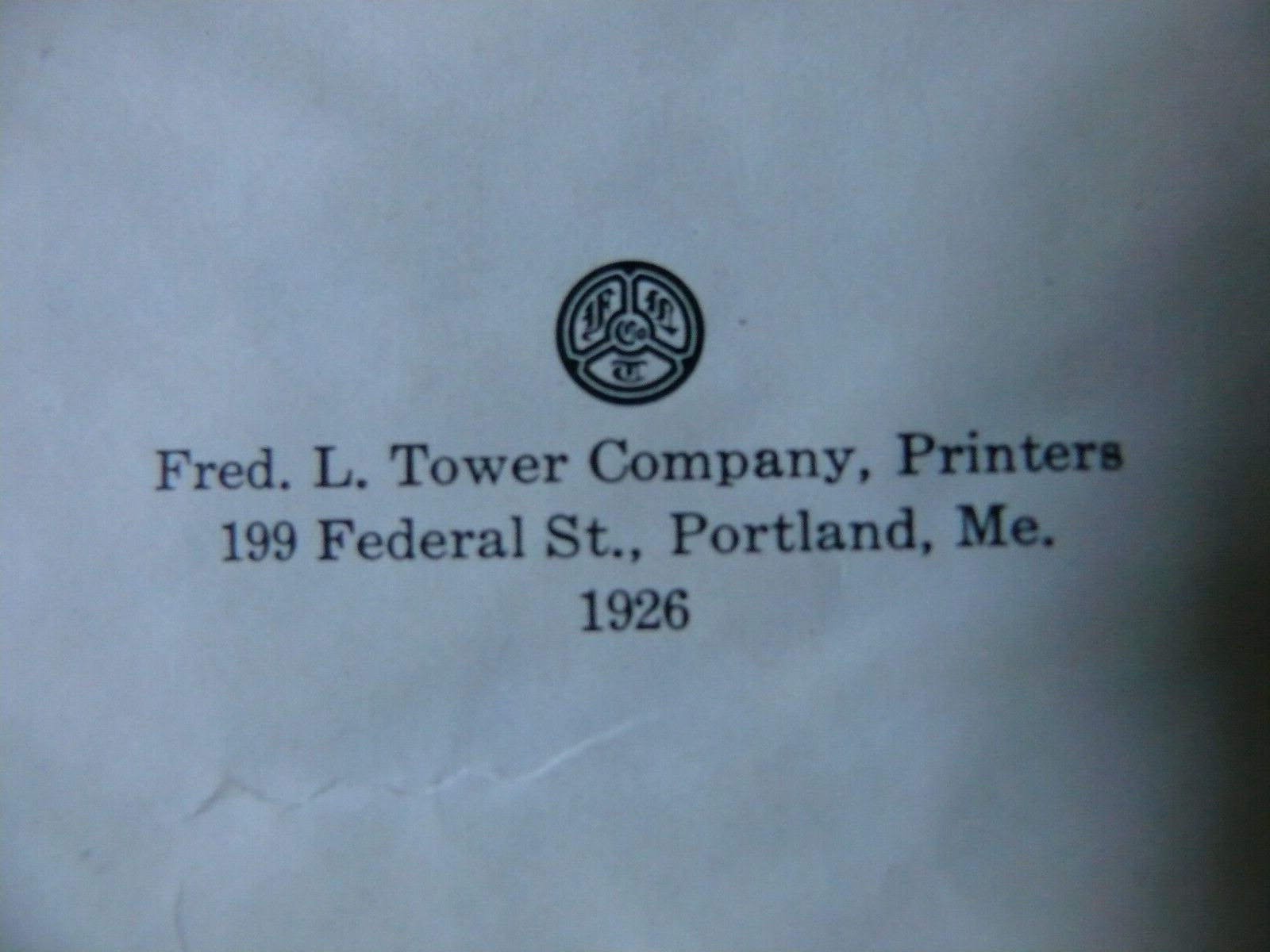 THREE MAINE EPHEMERA ITEMS from early 1900's