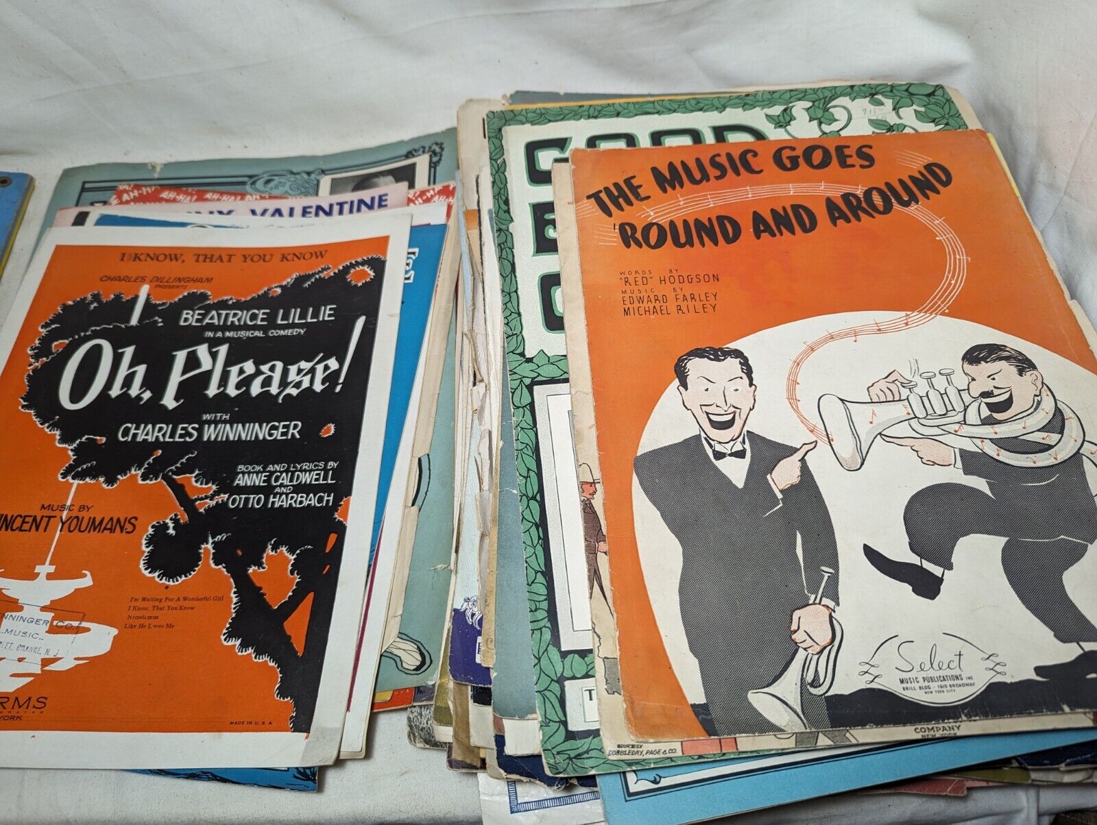 Early 1900s - 1950s Vintage Sheet Music | Ephemera Various Condition Huge stack