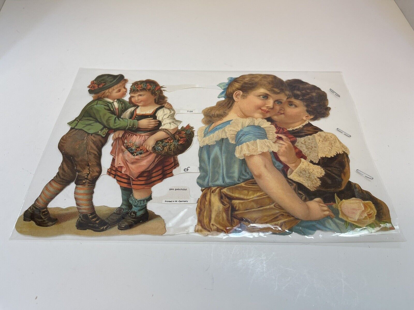 Victorian Children Die-Cuts Made In Germany Reproductions From 1800s Ephemera
