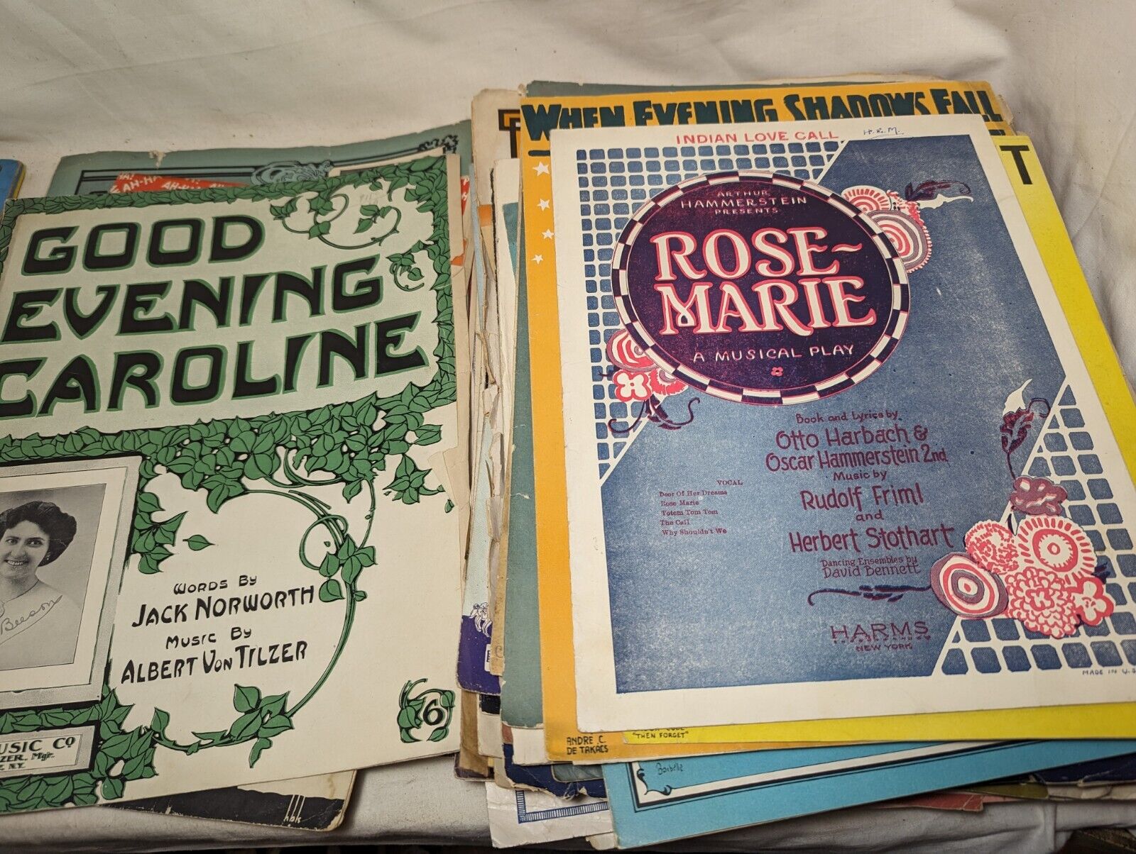 Early 1900s - 1950s Vintage Sheet Music | Ephemera Various Condition Huge stack