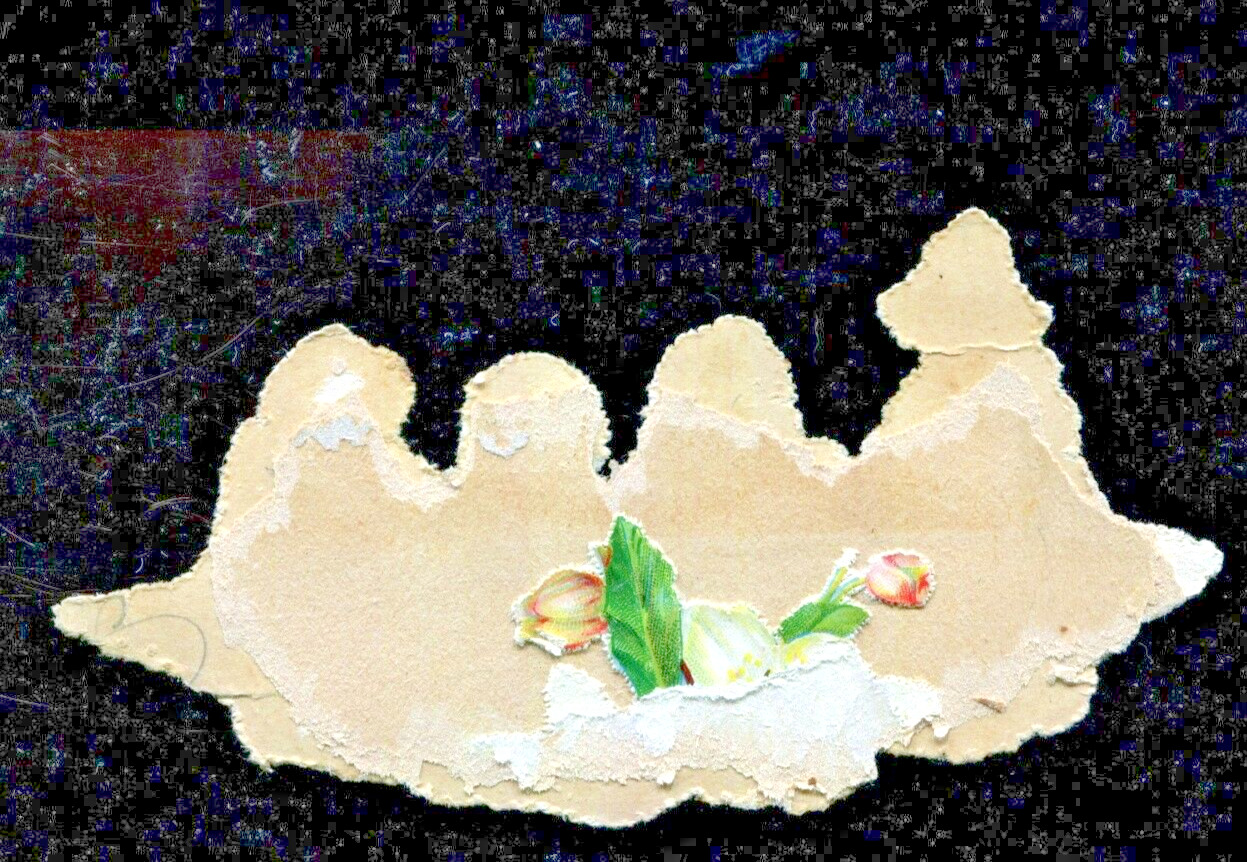 1800's Victorian Scrap Die Cut African-American Children