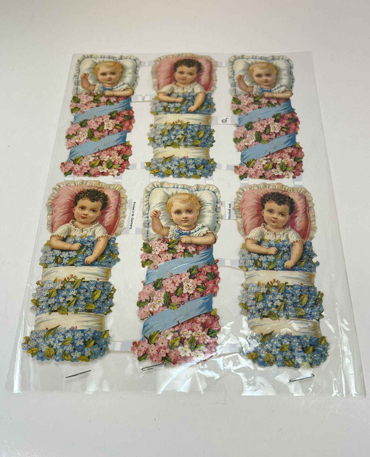 Babies Die-Cuts Victorian Made In Germany Reproductions From 1800s Ephemera