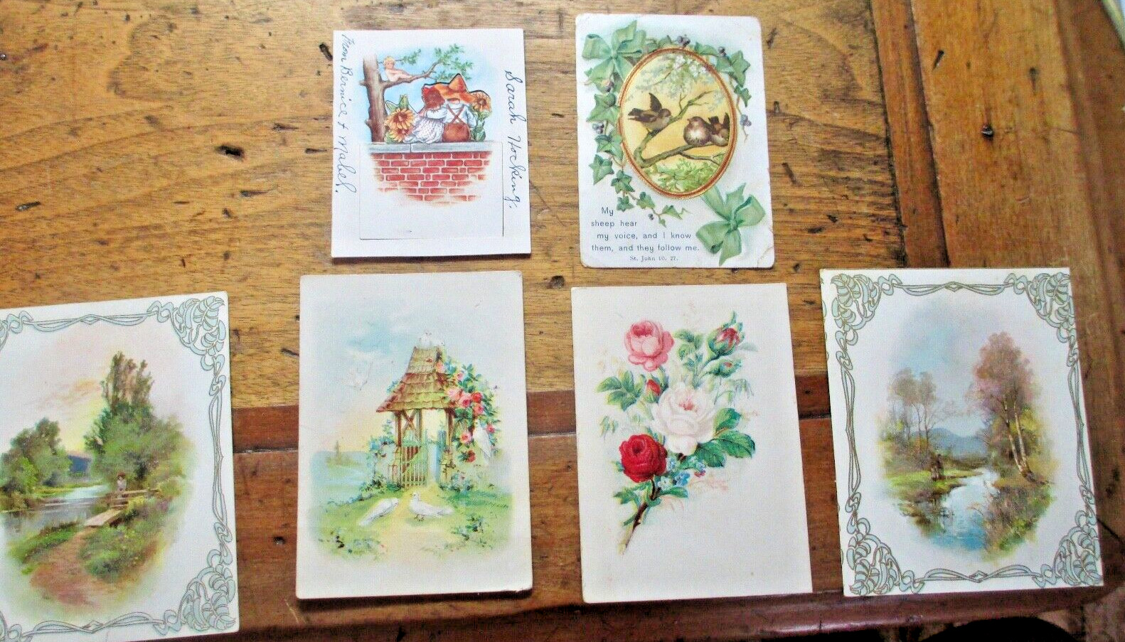  Antique1800's Victorian REWARD OF MERIT CARDS Teacher School Award Ephemera35  