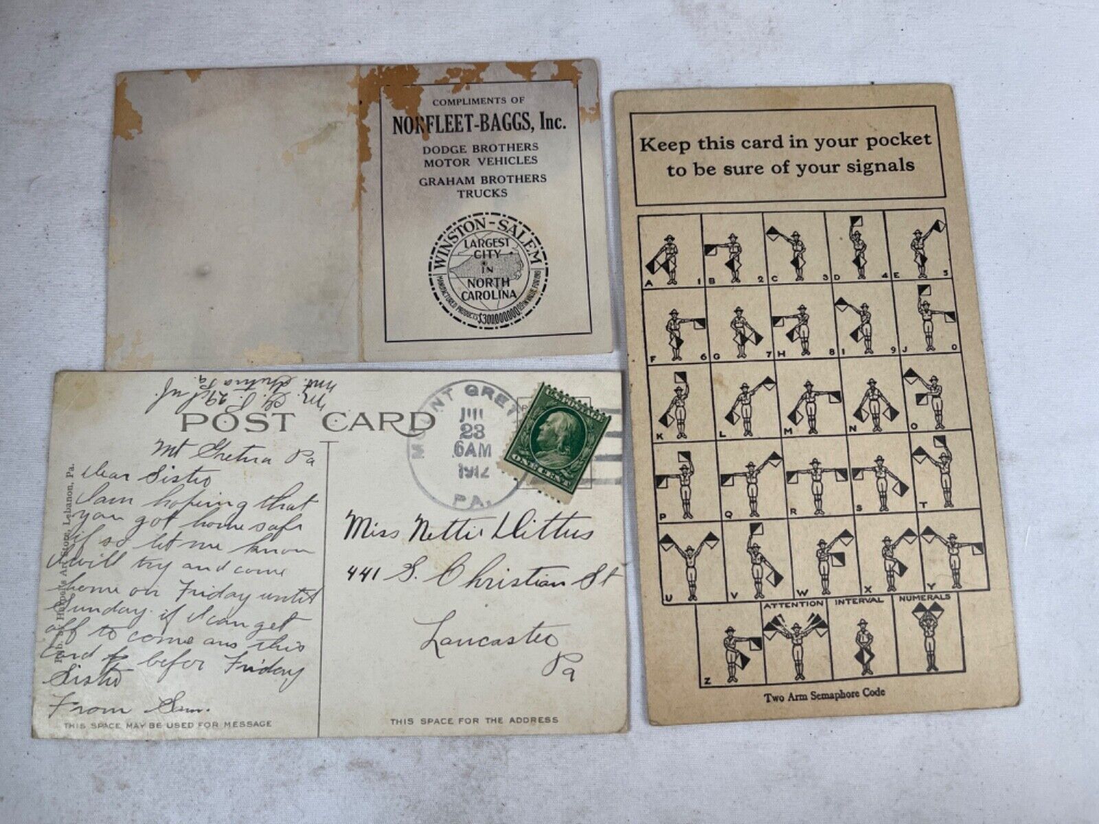 Vintage Lot  Ephemera Mixed Pamphlets, Historical, Scouts Playing Cards 1900's