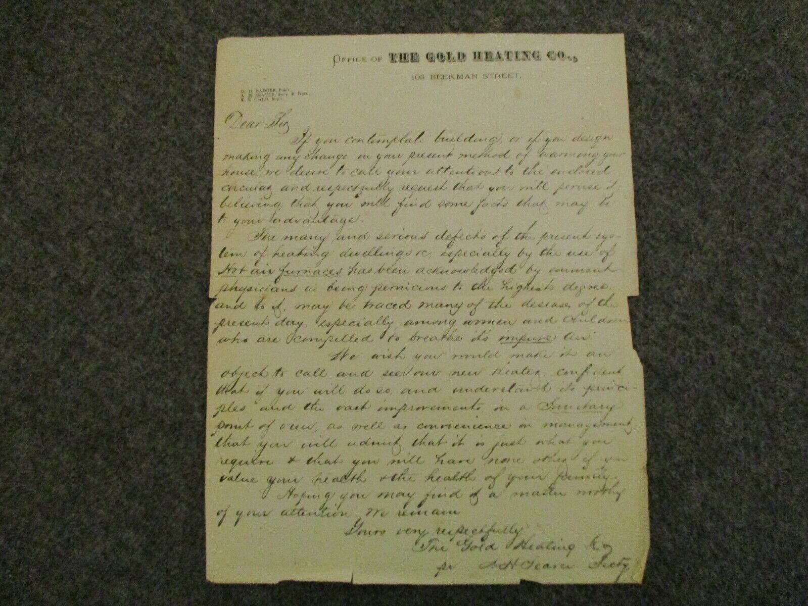 1800s HEATING LIGHTING GAS/OIL/COAL/PETROLEUM RESIDUUM LETTERS DOCS ADS LOT- 21)