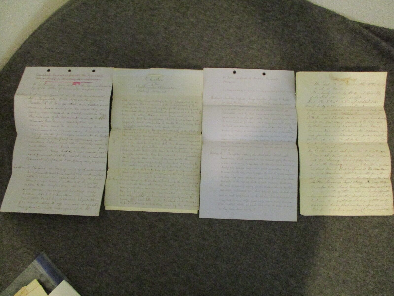 1800s BANKING GOVERNMENT TAX 20+ LETTERS DOCS MICHIGAN VERMONT + CIVIL WAR ERA