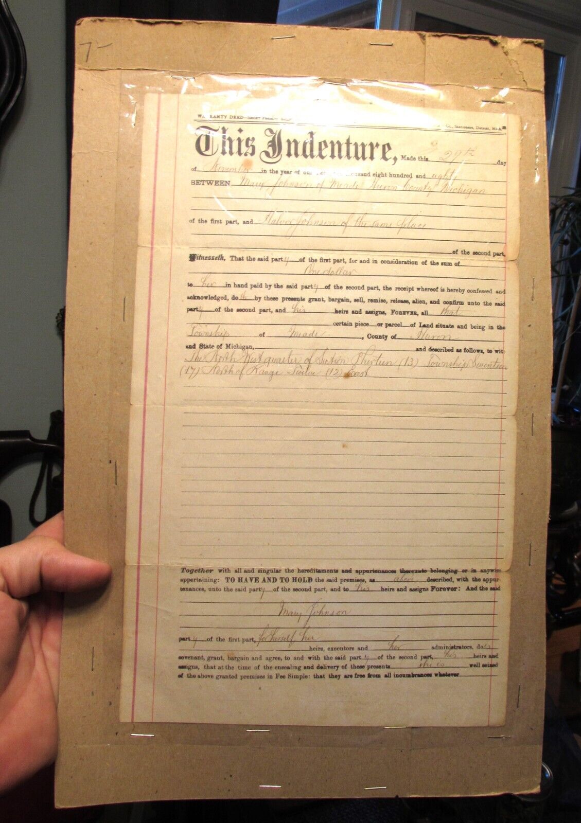 Lot of 1800's Ephemera and Old Stock Certificates.