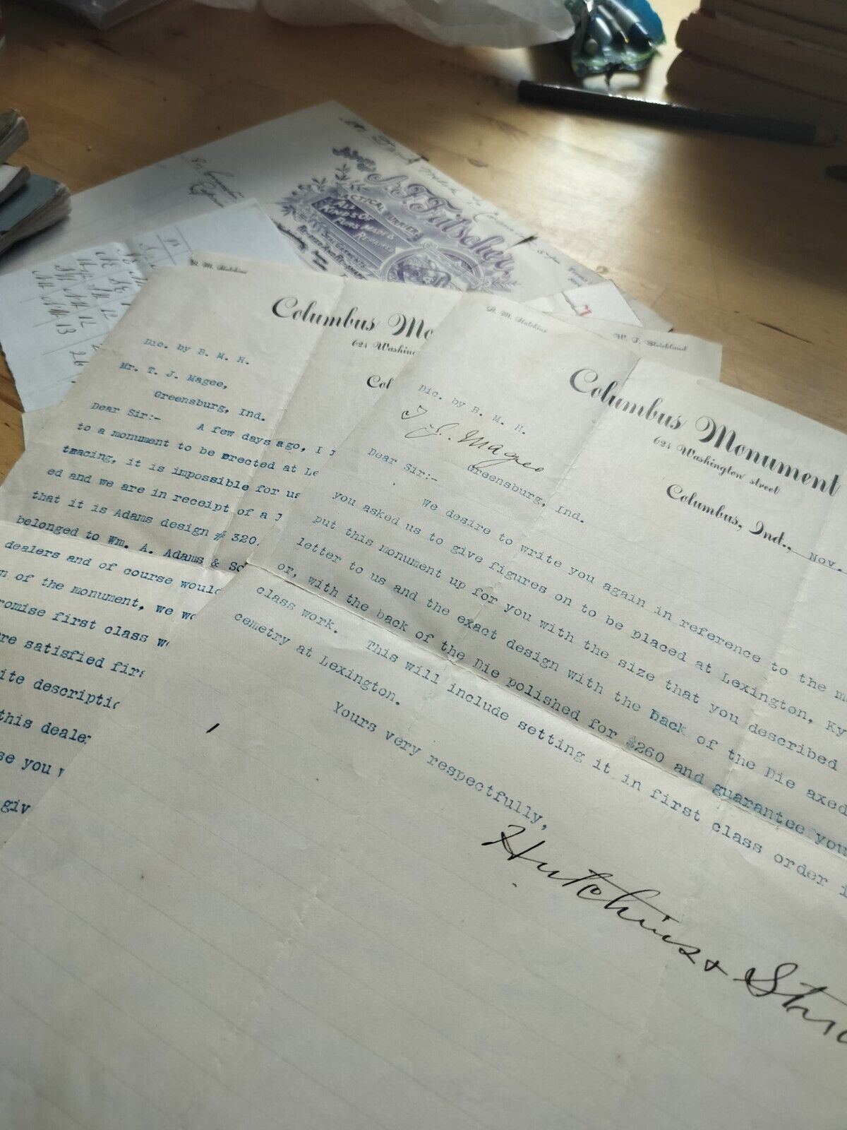 1800s Ephemera: 1857 Bank Report 1839 Convention Booklets, Receipts, Letters