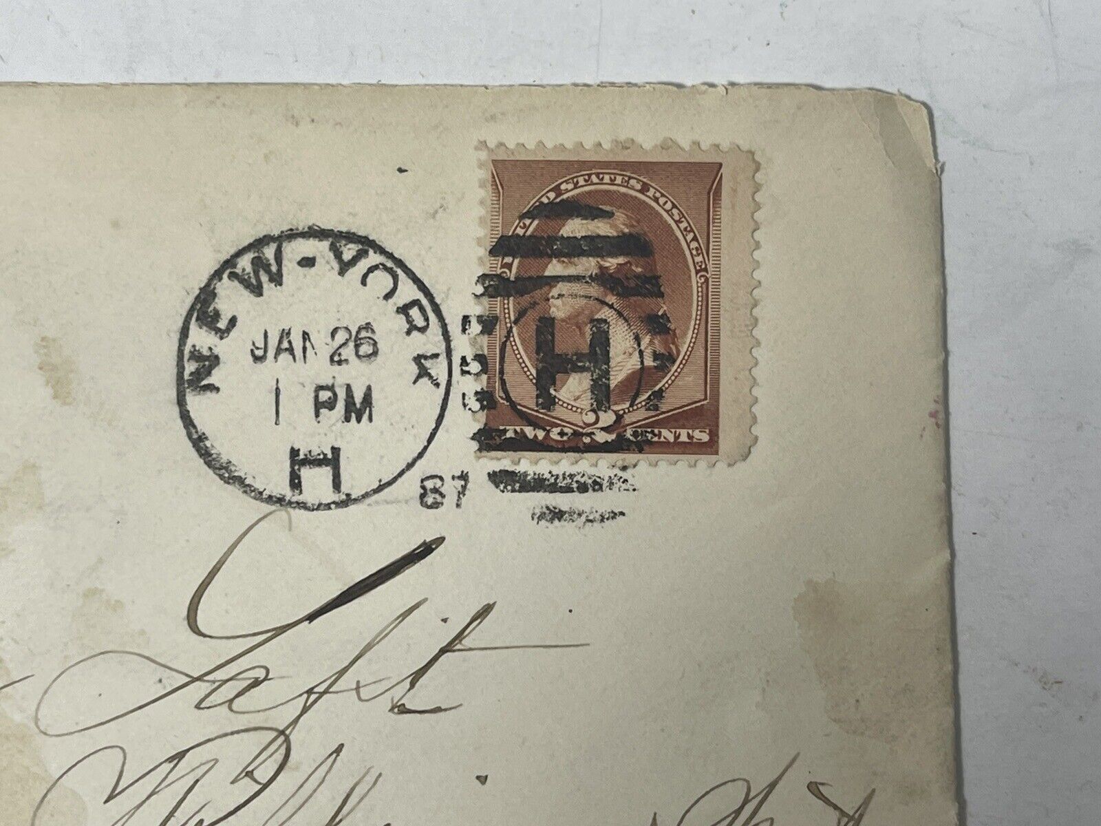 1800s FDNY Bureau Of Combustibles 1887 Envelope Firefighter Antique Ephemera NY