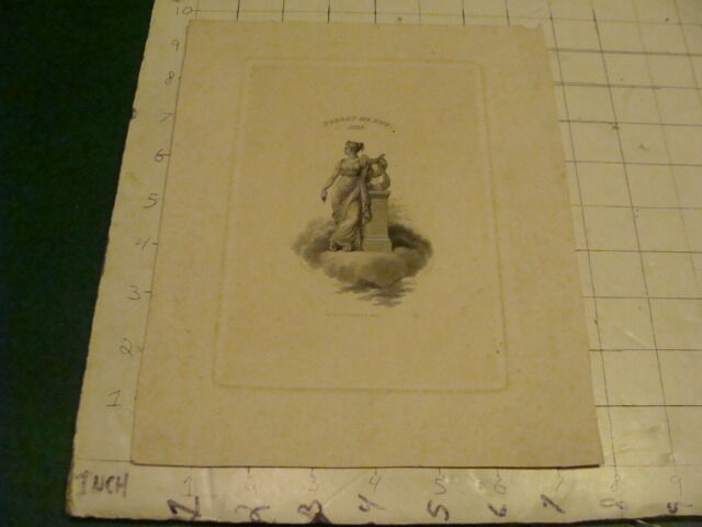Original Engraving:1700's or 1800's - FORGOT ME NOT 1831 r. ackermann LONDON