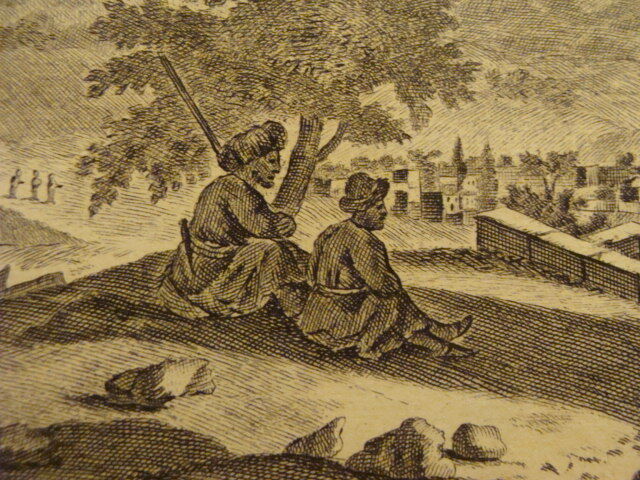 Original Engraving: 1700's or 1800's - TOMBEAU SUR LE MONT PIEDRAKOES 