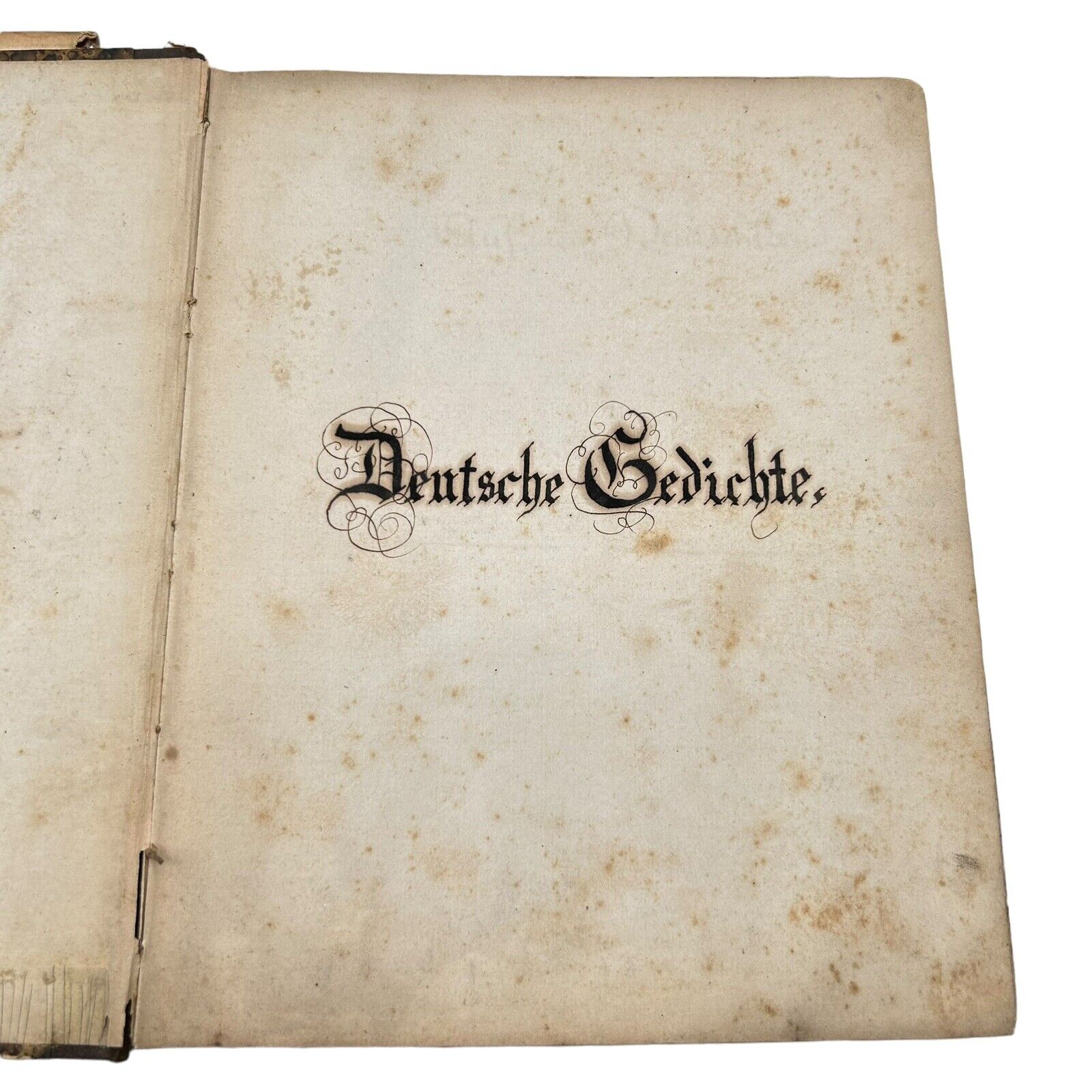 Antique Franco-Prussian War Artifact German Notebook Handwritten By Soldier 1870