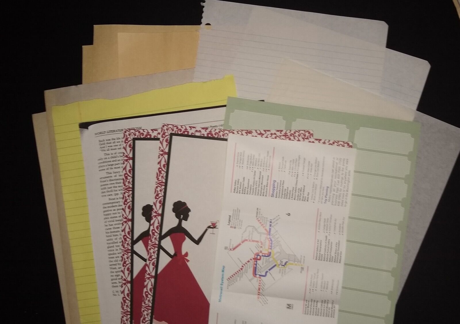 Huge Lot of Original Antique & Vintage Ephemera Pack, 50 Plus Pieces,1800s-1990s