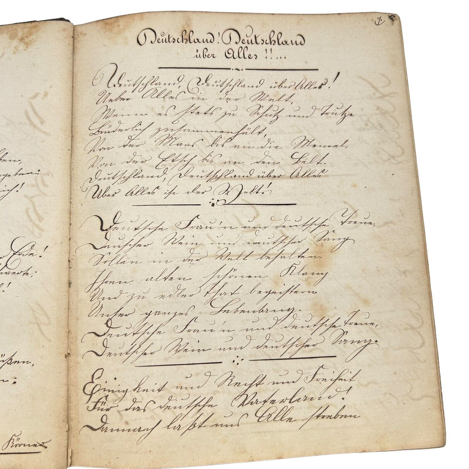 Antique Franco-Prussian War Artifact German Notebook Handwritten By Soldier 1870