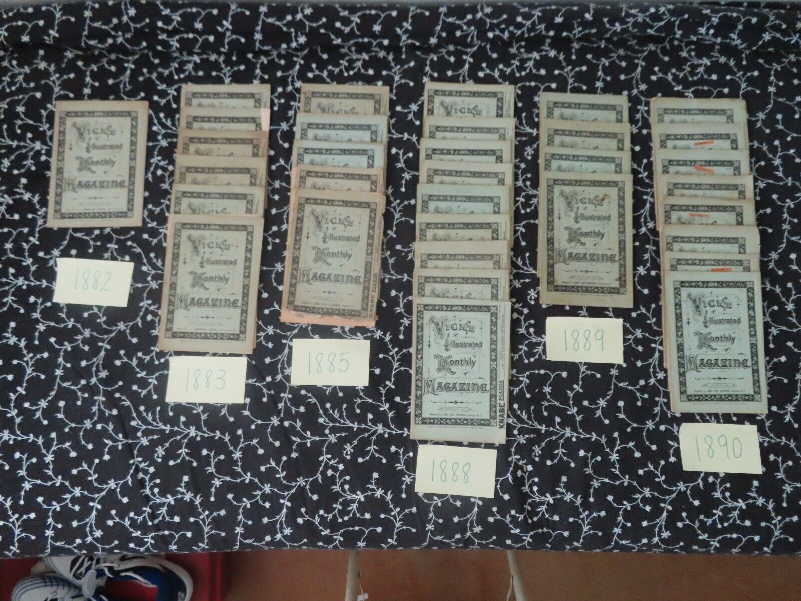 Vick's Illustrated Monthly Magazine  Lot x 33 1800s