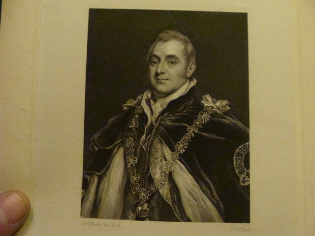 Original Engraving: 1700's or 1800's - HENRY CHARLES SOMERSET, duke of Beaufort 