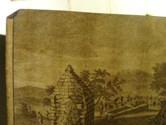 Original Engraving: 1700's or 1800's - TOMBEAU SUR LE MONT PIEDRAKOES 