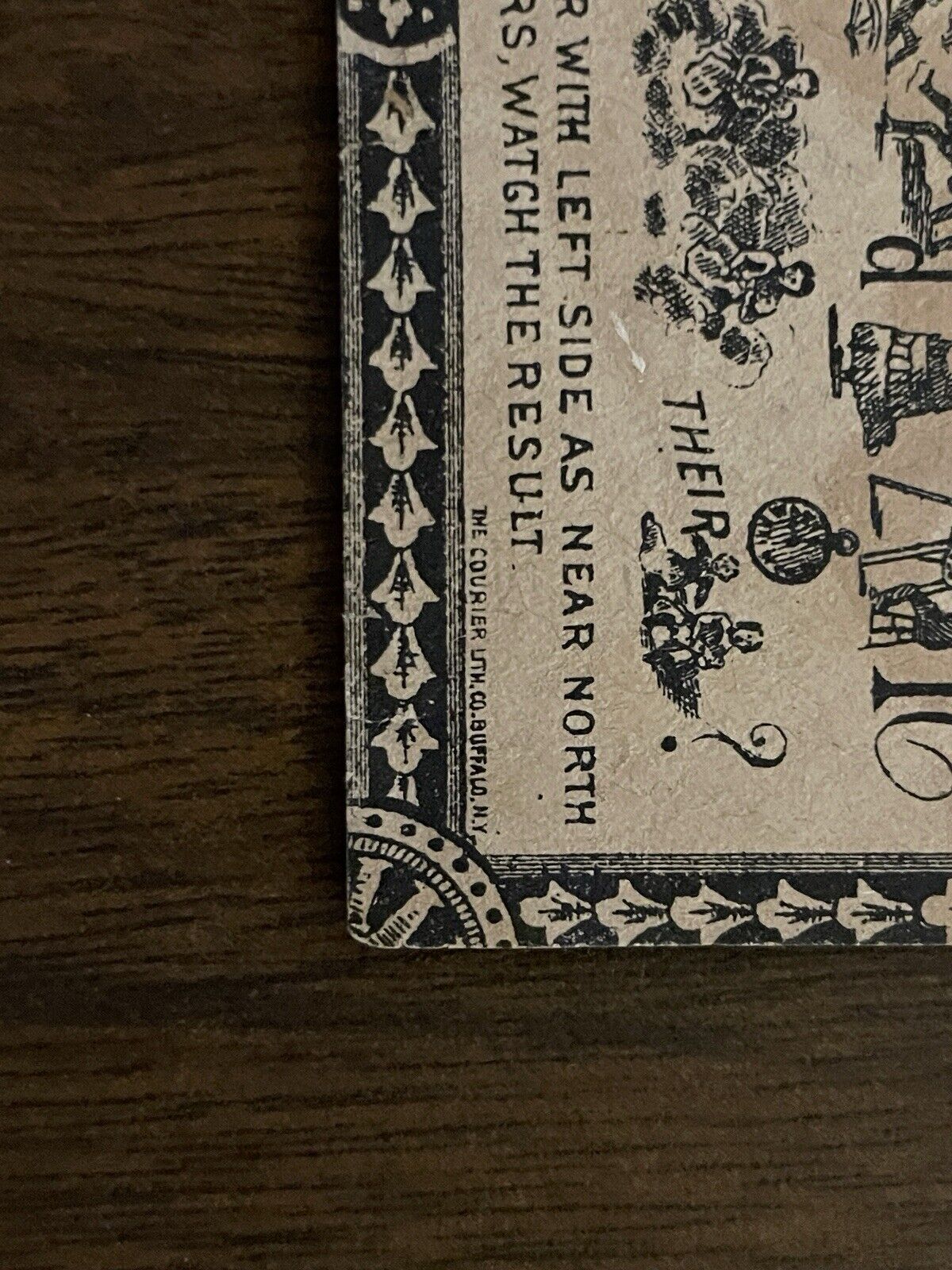 Antique Paper Ephemera Rebus Puzzle Only A Farmers Daughter Advertisement 1800s