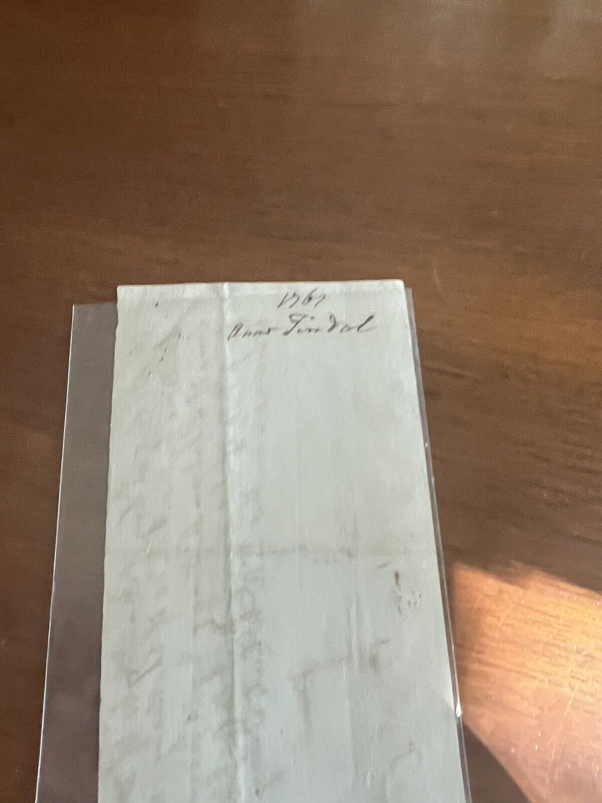 1700s Document Paper Vintage Old Note Letter Antique Ephemera 1767 IOU Payment
