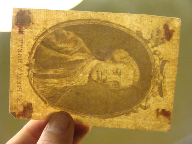 Original Engraving: 1700's or 1800's - Sr. PIERCY BRETT Kt..  -- VERY EARLY