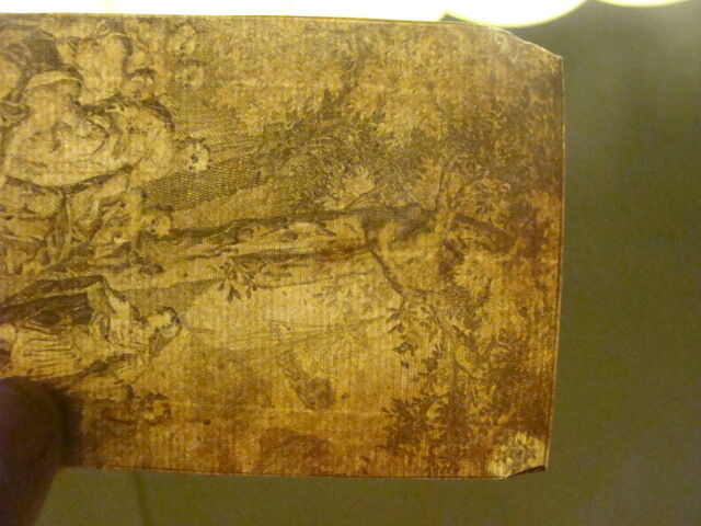 Original Engraving: 1700's or 1800's - FINDING NEW LAND, boat, natives, etc