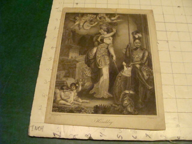 Original Engraving:1700's or 1800's - HERALDRY j. chapman 