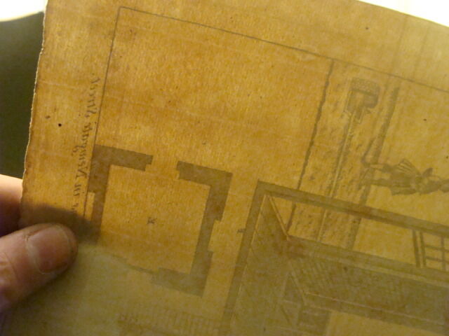 Original Engraving:1700's or 1800's - GERVES'S ENGINE for RAISING WATER 