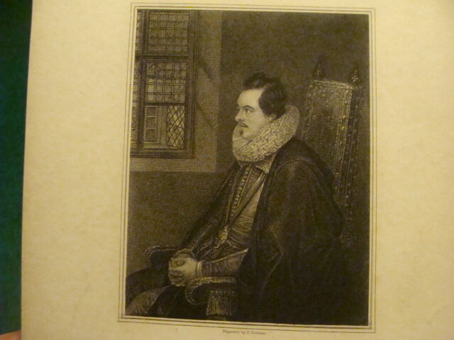 Original Engraving: 1700's or 1800's - CHARLES BLOUNT, BARON MONTJOY - 1827 -